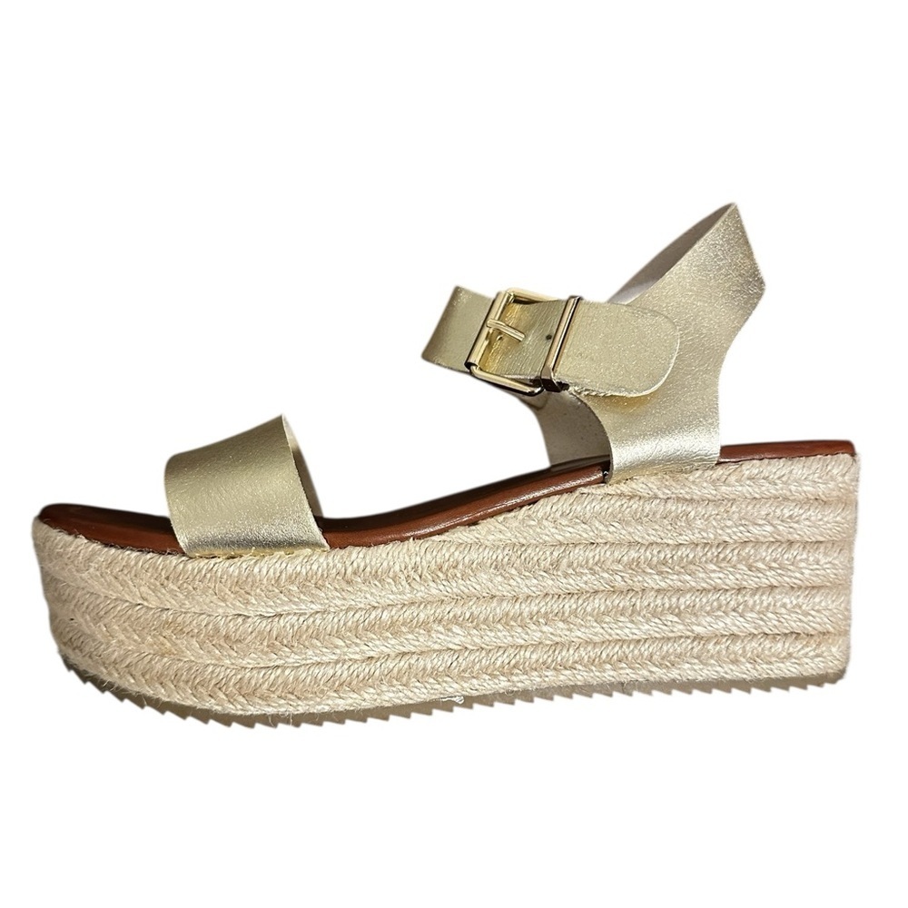 Mossimo Gold Wedge Sandals (9)
